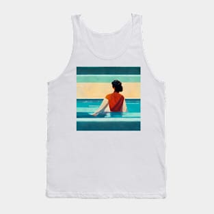 Woman Thinking Tank Top